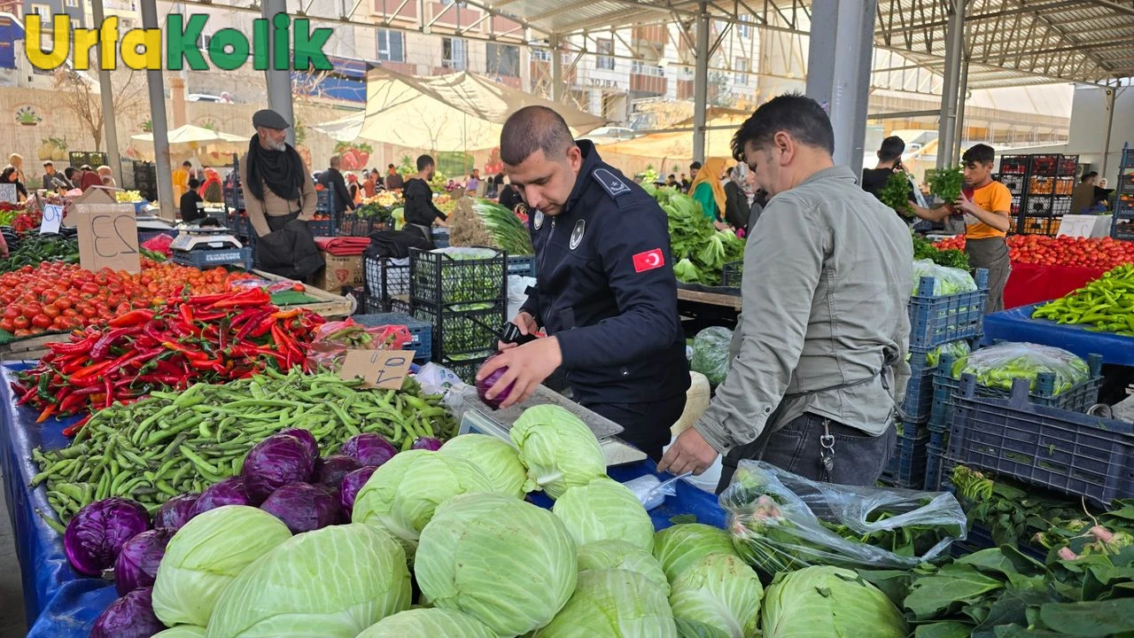 Eyyübiye Belediyesi, Pazar Alanlarında Denetimlerini Sıklaştırıyor