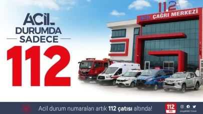 112 Acil Servis görevlilerinin talimatlarıyla boğulma tehlikesindeki bebeğin hayatı kurtarıldı.